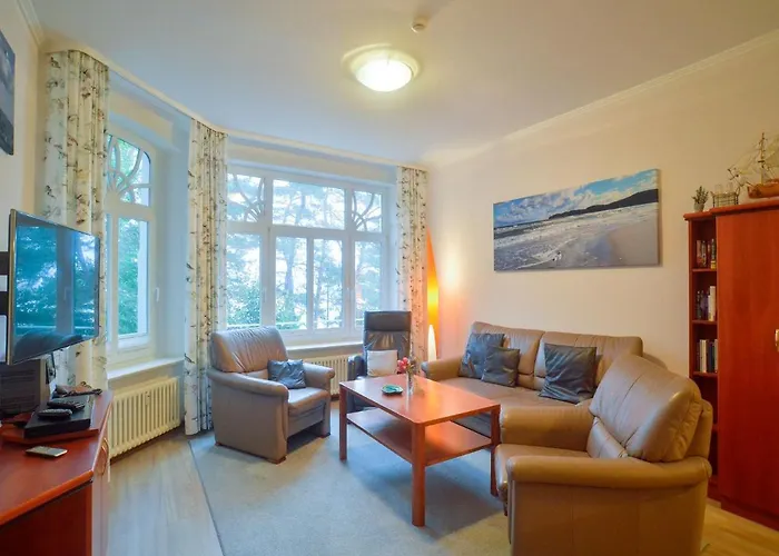Strandvillen Binz - Ferienwohnung Mit Meerblick Und 2 Schlafzimmern Sv-707